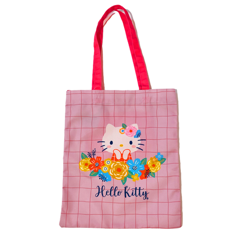 Hello Kitty Flowers Tote Bag