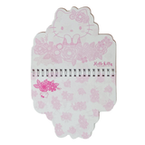 Hello Kitty Flowers Die-Cut Spiral Notepad