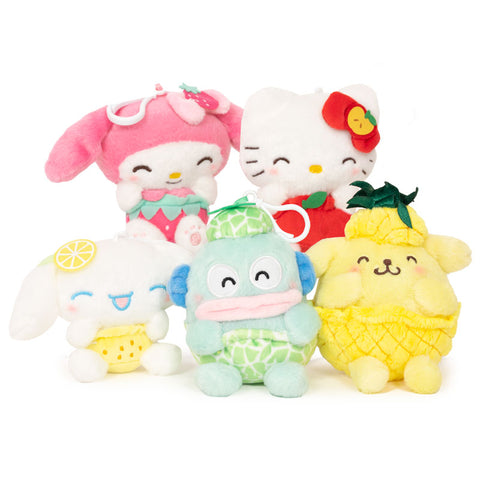 Sanrio Fruit Clip On Mascot Plush