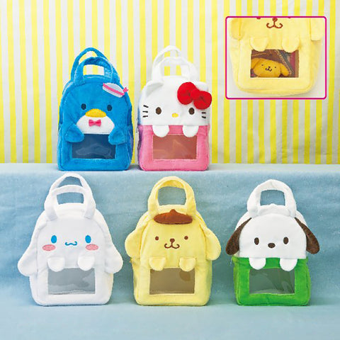 Sanrio Characters Window FuwaFuwa Plush Bag