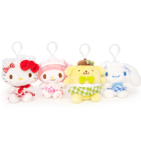 Sanrio Gingham Cafe Clip On Mascot