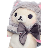 Korilakkuma Cat with Grey Hooded Cape