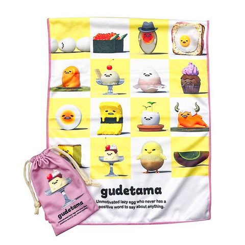 Gudetama: An Eggcellent Adventure Face Towel
