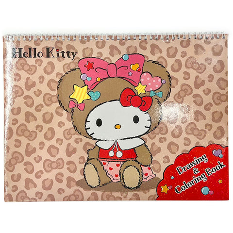 Hello Kitty Lovely Bear Drawing and Coloring Book