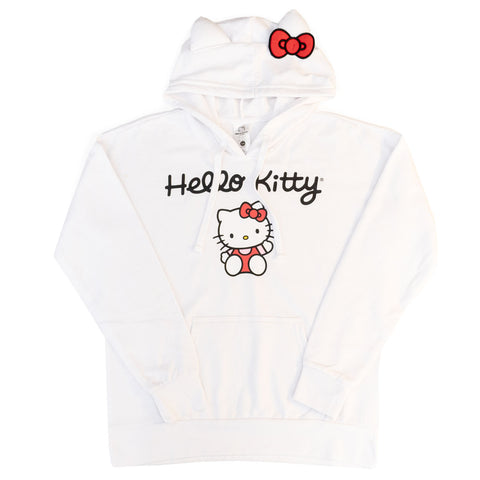 Hello Kitty White Cosplay Hoodie