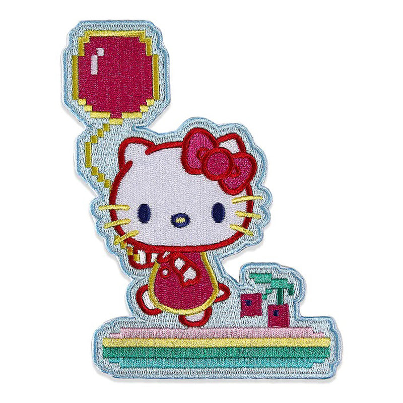 Hello Kitty Patch Head Sanrio Japanese Cats Embroidered Iron On