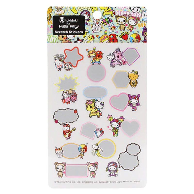 tokidoki x Hello Kitty Scratch Stickers – JapanLA