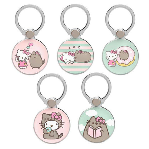 Hello Kitty x Pusheen Cellphone Ring Holder