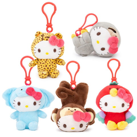 Hello Kitty Tropical Animal Mascot Clip-On