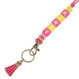 Kirby Beaded Charm Lanyard