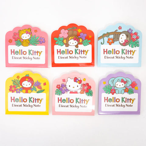 Hello Kitty Tropical Animals Diecut Sticky Notes