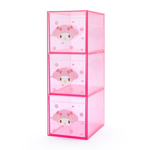 Sanrio Acrylic 3 Drawer Accessory Case