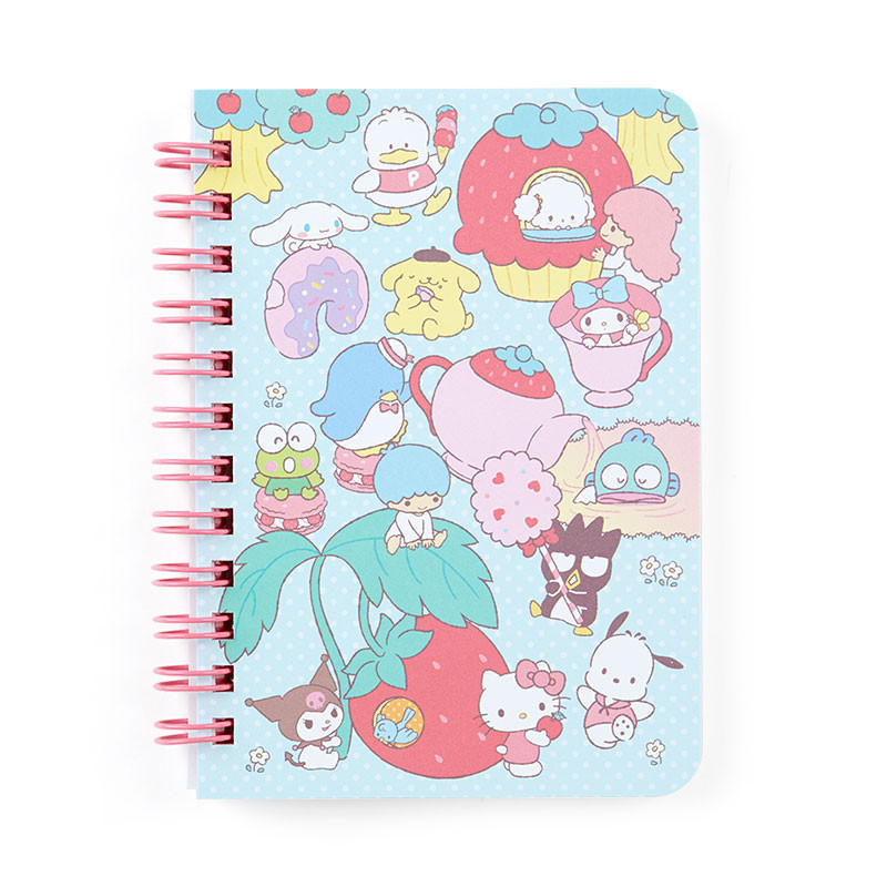 Japan Sanrio B7 Twin Ring Notebook - Kuromi