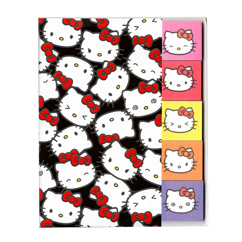 Hello Kitty Cool Face Pattern Sticky Notes