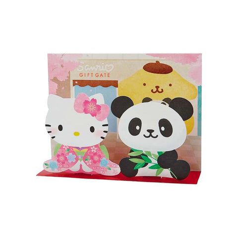 Hello Kitty and Panda Pop-Up Card