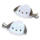 Sanrio Character Face Sparkle Bangs Clip Set