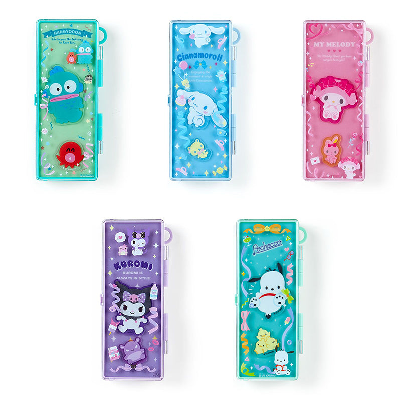 Sanrio Characters Double Compartment Pencil Case Hello Kitty