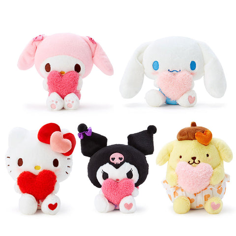 Sanrio Characters Heart Shorts 7” Plush