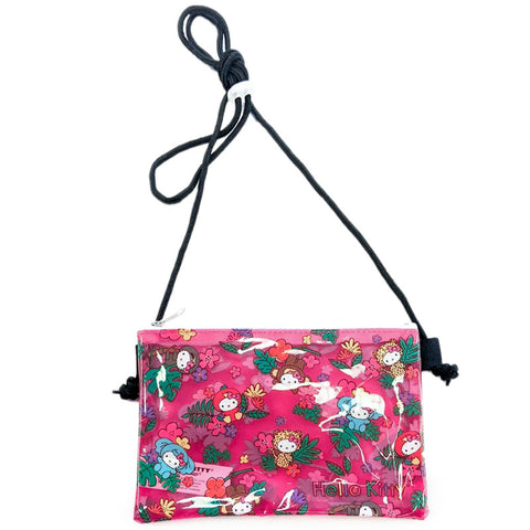 Hello Kitty Tropical Vinyl Shoulder Pouch