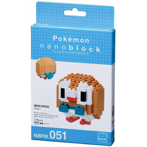 Rowlet Nanoblock Kit