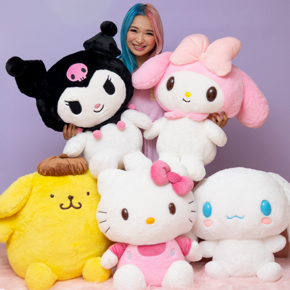 Hello Kitty Jumbo Fluffy Plush – Japanla