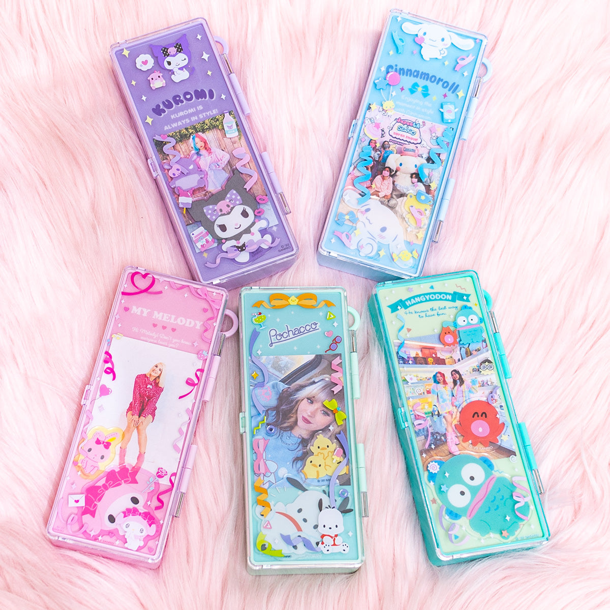 Sanrio Characters (Kuromi/My Melody/Cinnamoroll) Multi-Pencil Case