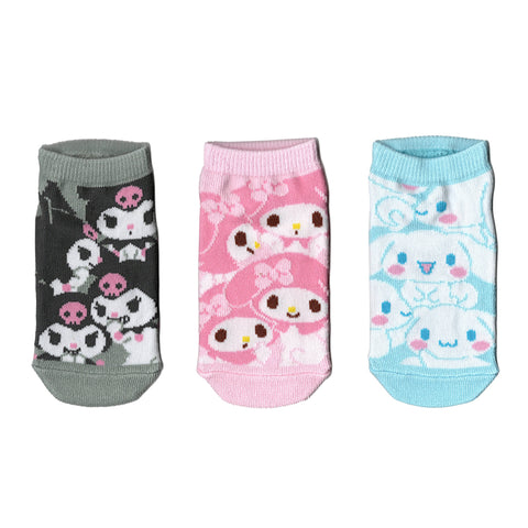 Sanrio Characters Various Poses Kids Socks