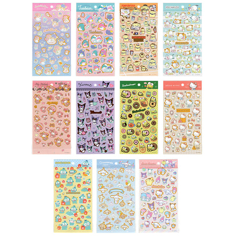 Sanrio Characters Shiny Sticker Sheet