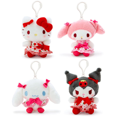 Sanrio Characters Strawberry Dress Clip-On Mascot