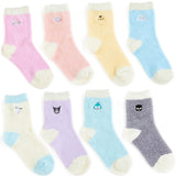 Sanrio Characters Embroidered Chenille Adult Socks