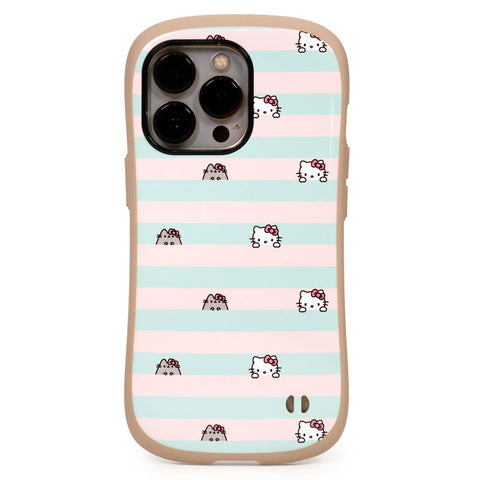 Hello Kitty x Pusheen Stripes iPhone 13 Case