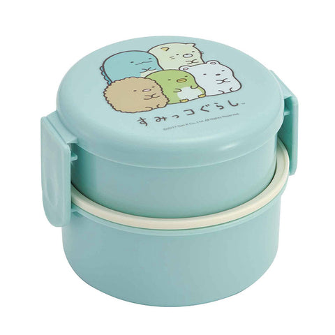 Sumikkogurashi Blue Round Bento Lunch Box